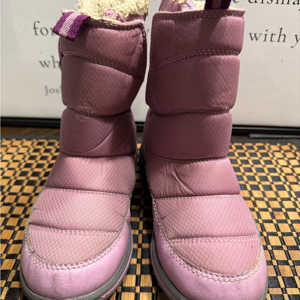 Light purple Winter Boots little girls SZ 13- Box14